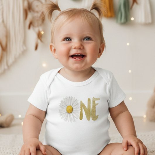 Aquarellfärbung zuerst, eins baby strampler