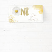 Aquarellfärbung zum ersten Geburtstag Banner (InSitu)