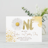 Aquarellfärbung zum ersten Geburtstag Einladung (Stehend Vorderseite)