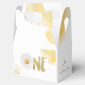 Aquarellfärbung zum ersten Geburtstag Geschenkschachtel (Geöffnet)