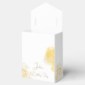 Aquarellfärbung zum ersten Geburtstag Geschenkschachtel (Geöffnet)