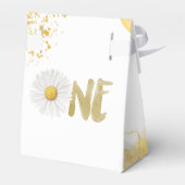 Aquarellfärbung zum ersten Geburtstag Geschenkschachtel (Rückseite)