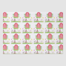 Aquarellfarm Geburtstags-Niedliche Tiere Seidenpapier