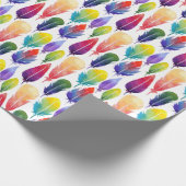 Aquarellfeder Geschenkpapier (Ecke)