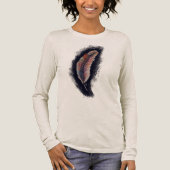Aquarellfeder Tri-Blend Shirt (Vorderseite)