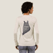 Aquarellfeder Tri-Blend Shirt (Voller Rückseite)