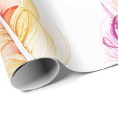 AquarellFedern: Subtile Elegance Geschenkpapier (Rolleneckpunkt)