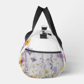 Aquarellfeld mit Wildblumen Duffle Bag (Rechts)