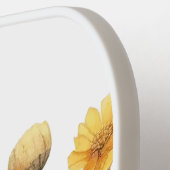 Aquarellfeld mit Wildblumen  Pickleball Schläger (Linke Seite)