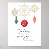 Aquarellfestivals Bibel Vers. Luke Poster (Vorne)