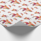 Aquarellfisch Geschenkpapier (Ecke)