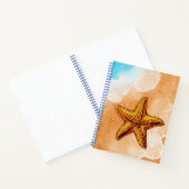 Aquarellfisch im Beach Journal Notizblock (Innenseite)