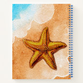 Aquarellfisch im Beach Journal Notizblock (Rückseite)