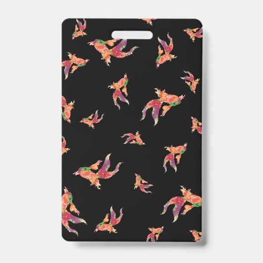 Aquarellfisch Lehrersaal Pass Ausweis (Vorderseite)