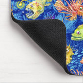 Aquarellfisch Mousepad (Ecke)