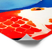 Aquarellfisch Poster (Ecke)