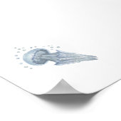 Aquarellfisch Poster (Ecke)