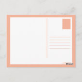 Aquarellfisch Postkarte (Rückseite)