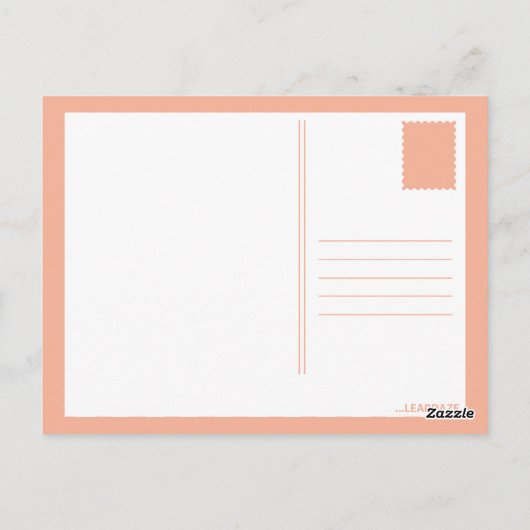 Aquarellfisch Postkarte (Rückseite)