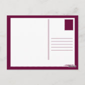 Aquarellfisch Postkarte (Rückseite)