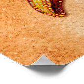 Aquarellfische am Strand Poster (Ecke)