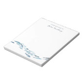 Aquarellfische Personalisiert Notizblock (Rotiert)