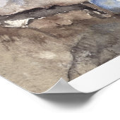 Aquarellfische Poster (Ecke)