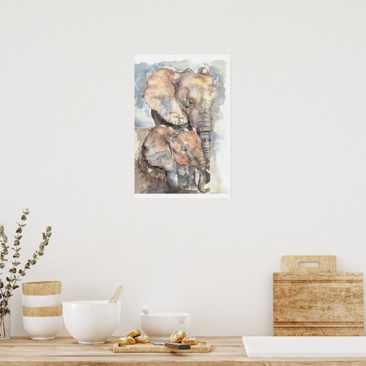 Aquarellfische Poster (Küche)