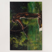 Aquarellfischer Puzzle (Vertikal)