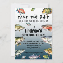 Aquarellfischerei zum Geburtstag