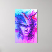 Aquarellfläche Leinwanddruck (Vorderseite)