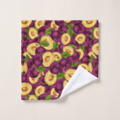 Aquarellflächen Badhandtuch Set (Waschlappen)