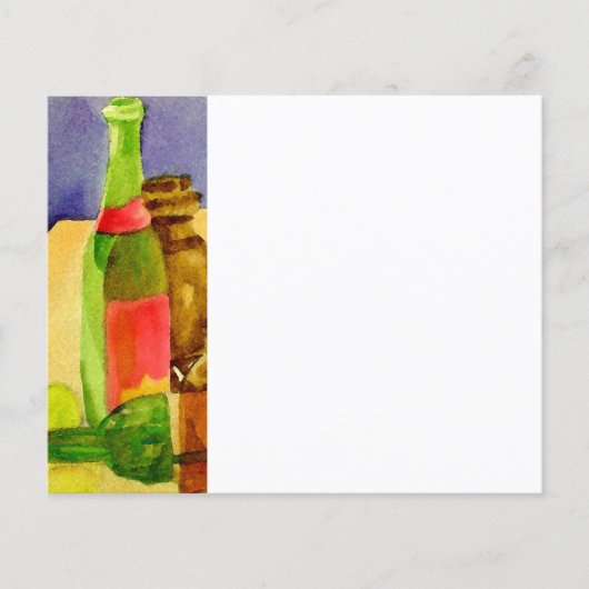 Aquarellflaschen (Vorderseite)