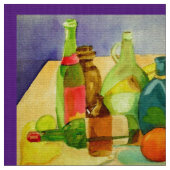 Aquarellflaschen Stoff (Nahaufnahme)