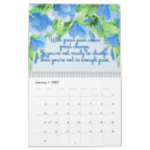 Aquarellflöten mit Motivationstiteln Kalender (Jan 2027)