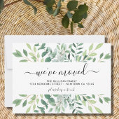 Aquarellfoliage, die wir verschoben haben Ankündig Ankündigung