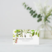 Aquarellfolien Visitenkarte (Stehend Vorderseite)