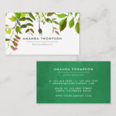 Aquarellfolien Visitenkarte (Vorne/Hinten)