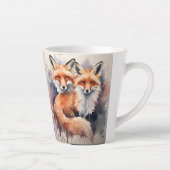 Aquarellfox Duo Milchtasse (Rechts)