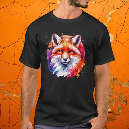 Aquarellfox-Illustration T-Shirt