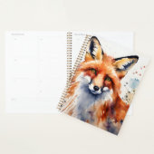 Aquarellfoxportrait Planer (Anzeige)