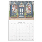 Aquarellfronten Kalender (Jan 2027)