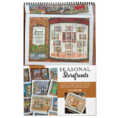 Aquarellfronten Kalender (Titelbild)