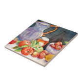 Aquarellfrucht-Stillleben Fliese (Seite)