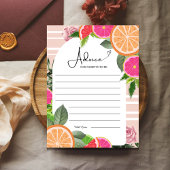 Aquarellfrüchte schätzen die Anzahl der Süssen Begleitkarte