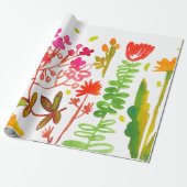 Aquarellfrühling Lech-Packpapier Geschenkpapier (Ungerollt)