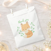 Aquarellfuchs Babydusche Geschenktütchen (Ausgeschnitten)