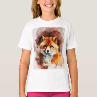 Aquarellfuchs T-Shirt