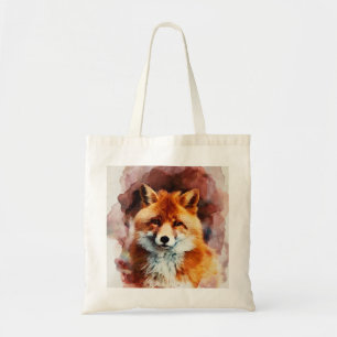 Aquarellfuchs Tragetasche