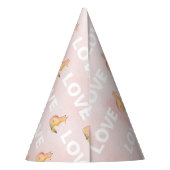 Aquarellfuchs und Liebe Partyhütchen (Rückseite)